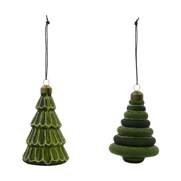 Tree addobbo natalizio 2 pezzi - Verde - House Doctor