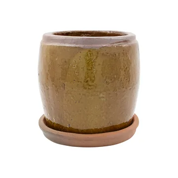 Vaso da fiori Khapt Ø 22 cm - marrone - House Doctor