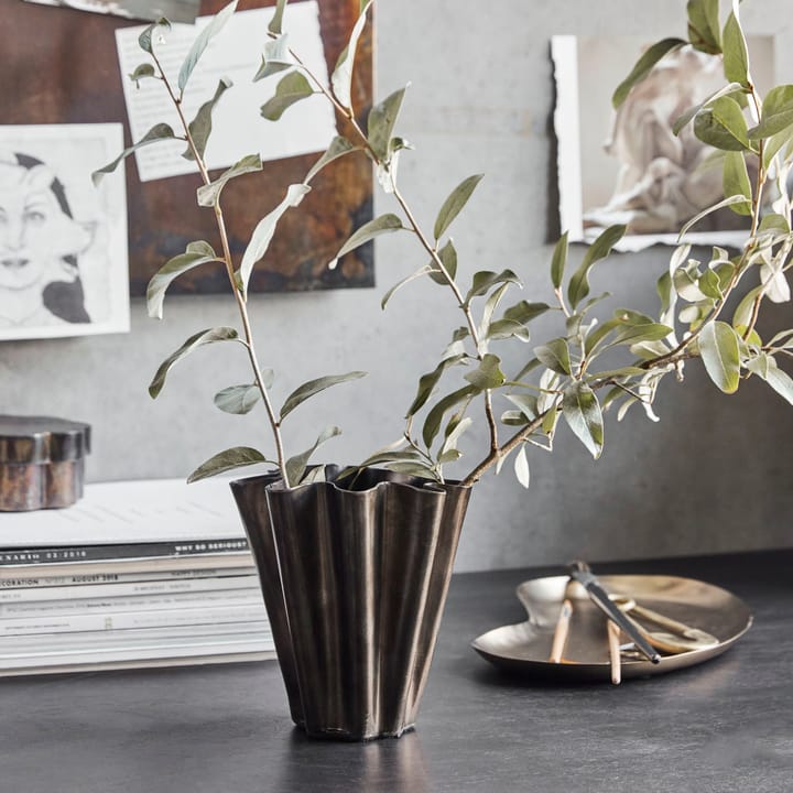 Vaso Flood 13 cm, Marrone antico  House Doctor