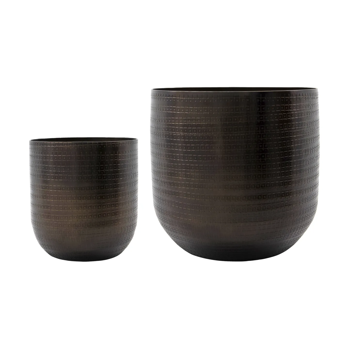 Vaso Irene 2 pezzi, Marrone antico House Doctor