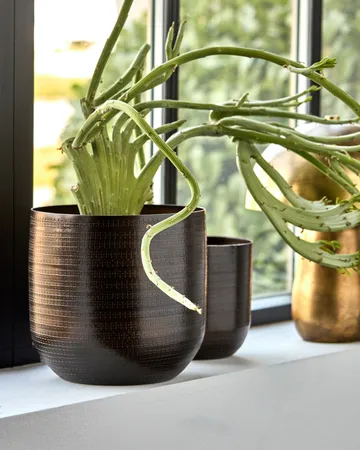 Vaso Irene 2 pezzi - Marrone antico - House Doctor