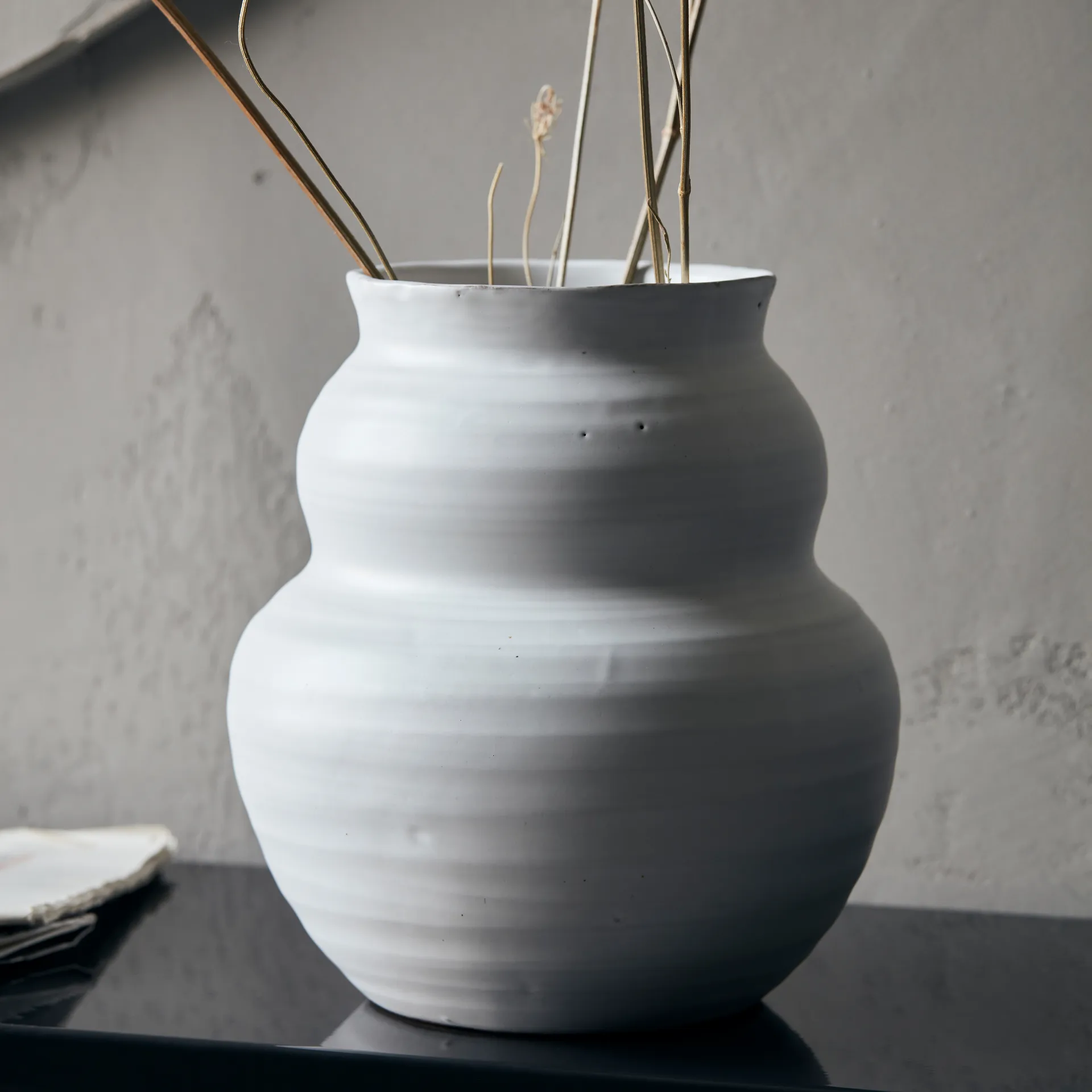 Vaso Juno 19 cm, bianco House Doctor