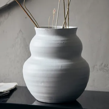 Vaso Juno 19 cm - bianco - House Doctor