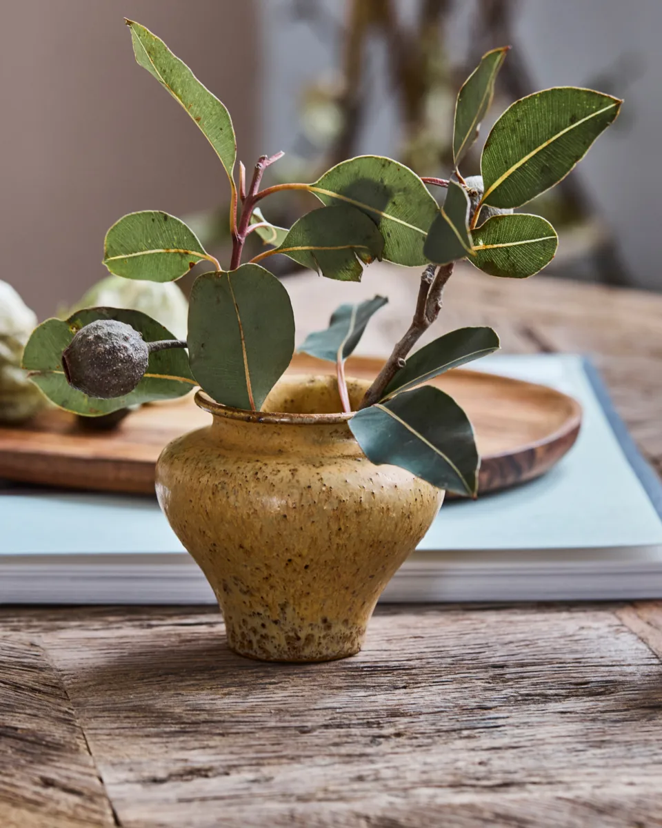 Vaso Kolo, Giallo senape, 8,5 cm House Doctor