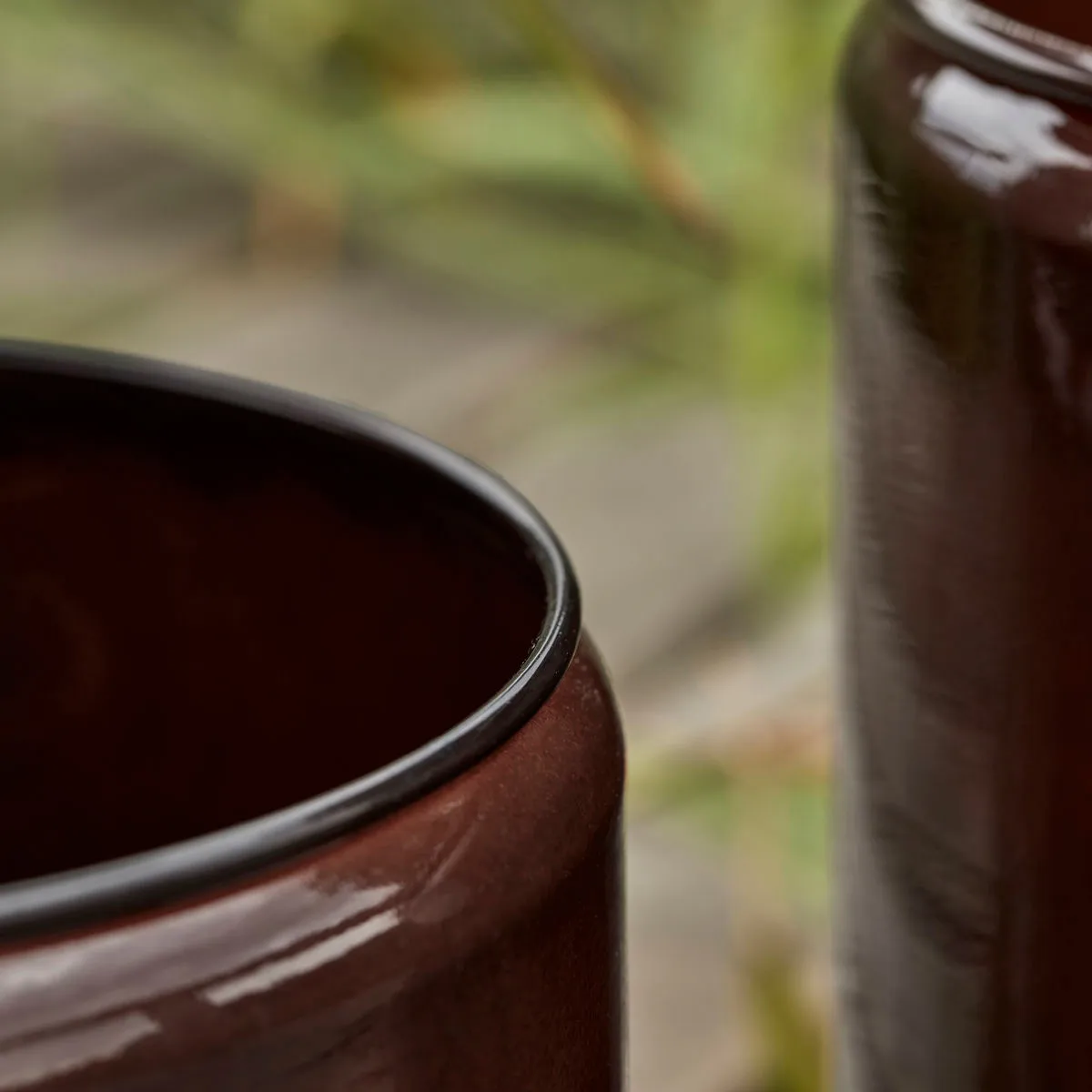 Vaso Pile 2 pezzi, Marrone House Doctor