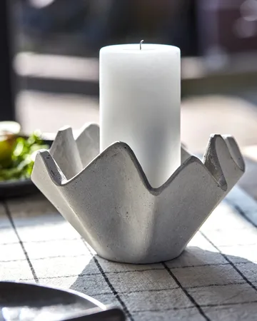 Vaso portacandela - Grigio - House Doctor