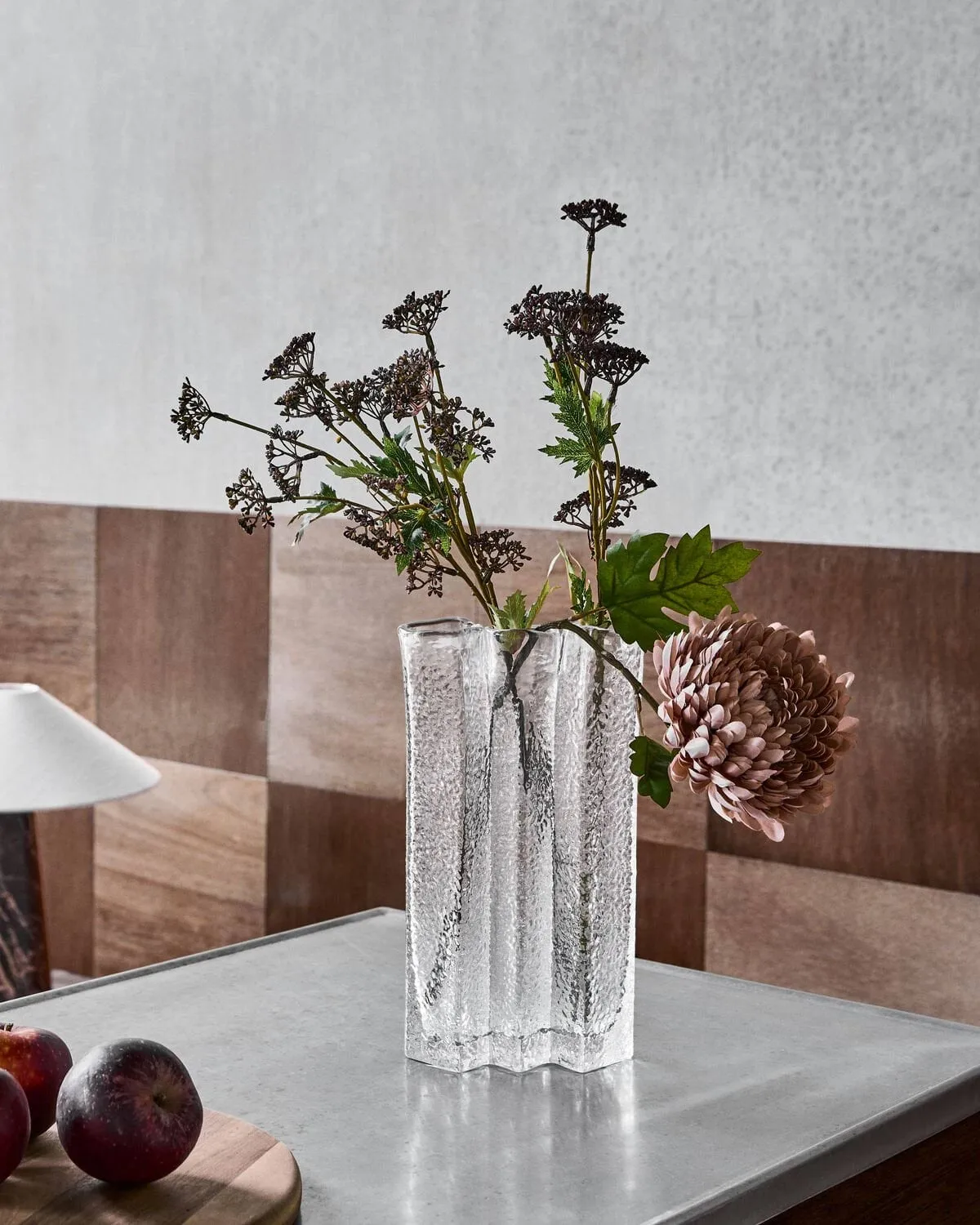 Zuri vaso, Trasparente, 16x7,5x31 cm House Doctor