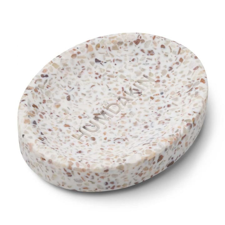 Portasapone Humdakin Terrazzo 10x13 cm - Bianco-marrone - Humdakin