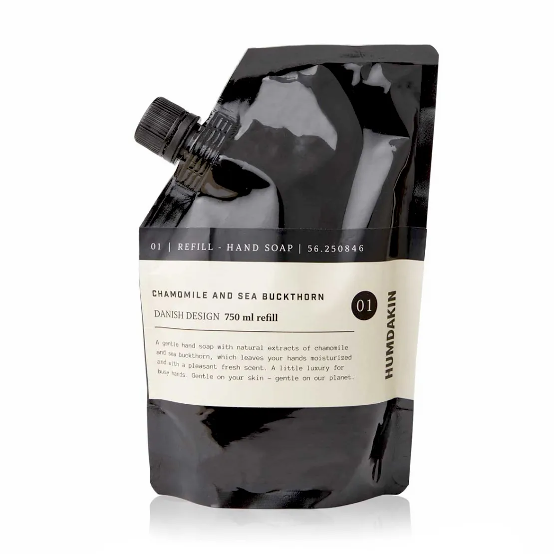 Ricarica sapone mani Humdakin 750 ml, Chamomile & sea buckthorn Humdakin