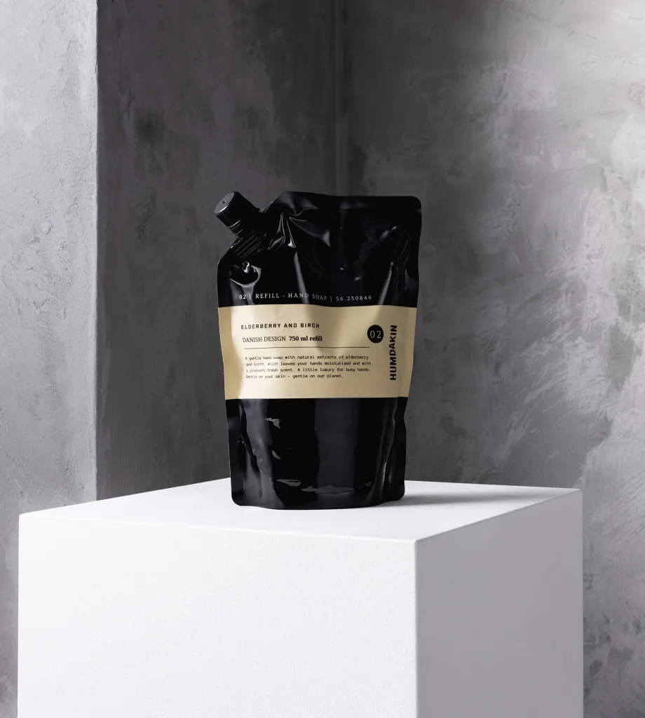Ricarica sapone mani Humdakin 750 ml, Elderberry & birch Humdakin