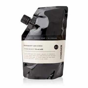 Ricarica sapone mani Humdakin 750 ml - Elderberry & birch - Humdakin