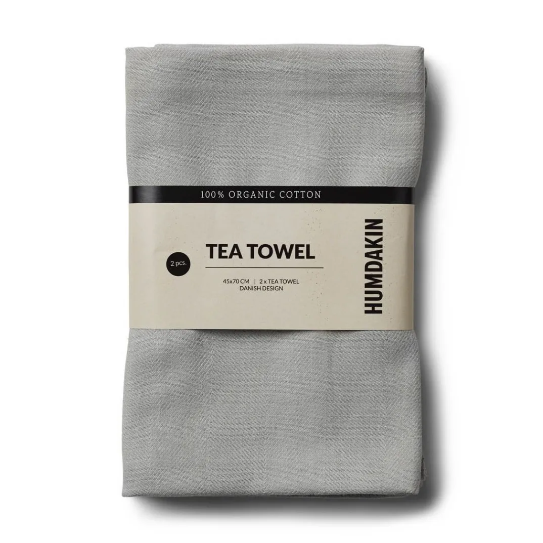 Strofinaccio da cucina Humdakin Organic 45x70 cm confezione da 2, Stone Humdakin