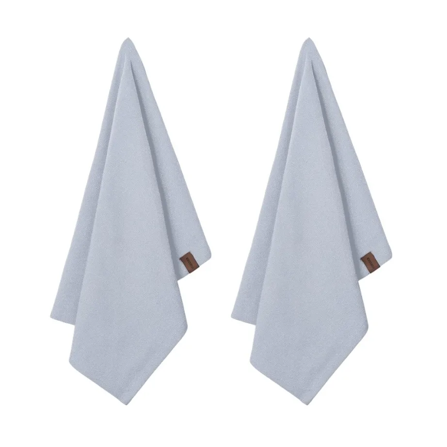 Strofinaccio da cucina Humdakin Organic 45x70 cm confezione da 2, Vetro blu Humdakin