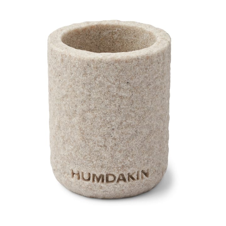 Tazza portaspazzolini Humdakin Sandstone, 10 cm - Colore naturale - Humdakin