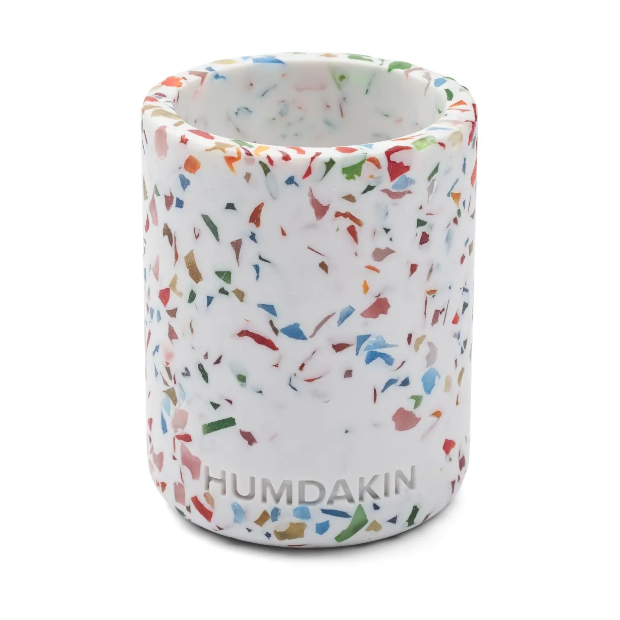 Tazza portaspazzolini Humdakin Terrazzo, 10 cm, Rainbow Humdakin
