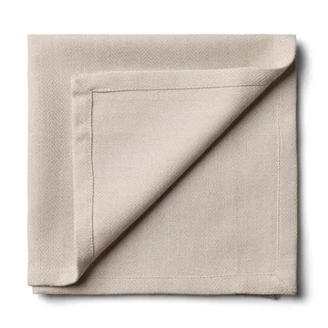 Tovagliolo di tessuto Ostindia 40x40 cm confezione da 2 - Light stone-grey  - Humdakin