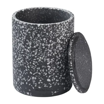 Vaso con coperchio Humdakin Terrazzo Ø 10 cm - Nero - Humdakin