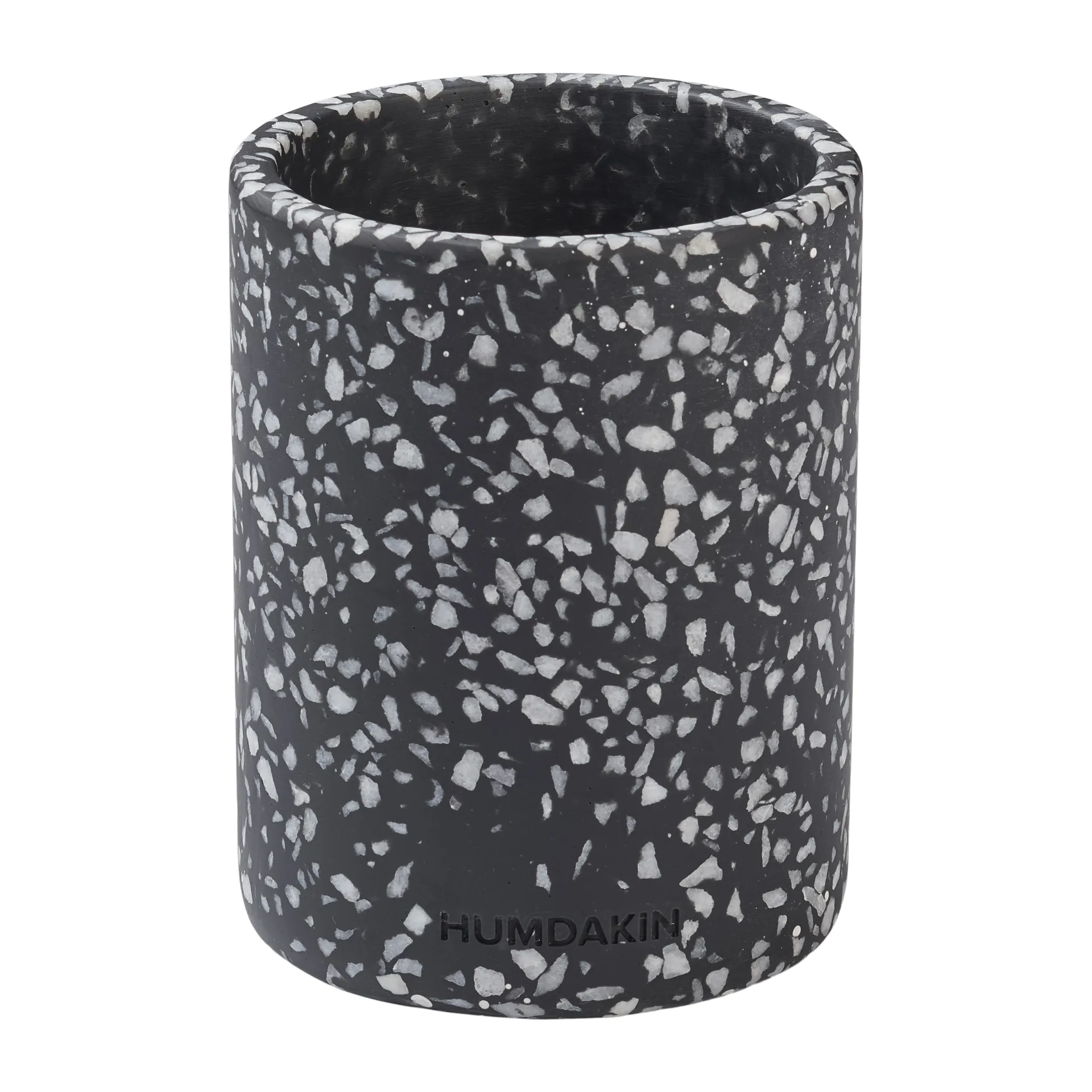 Vaso con coperchio Humdakin Terrazzo Ø 10 cm, Nero Humdakin