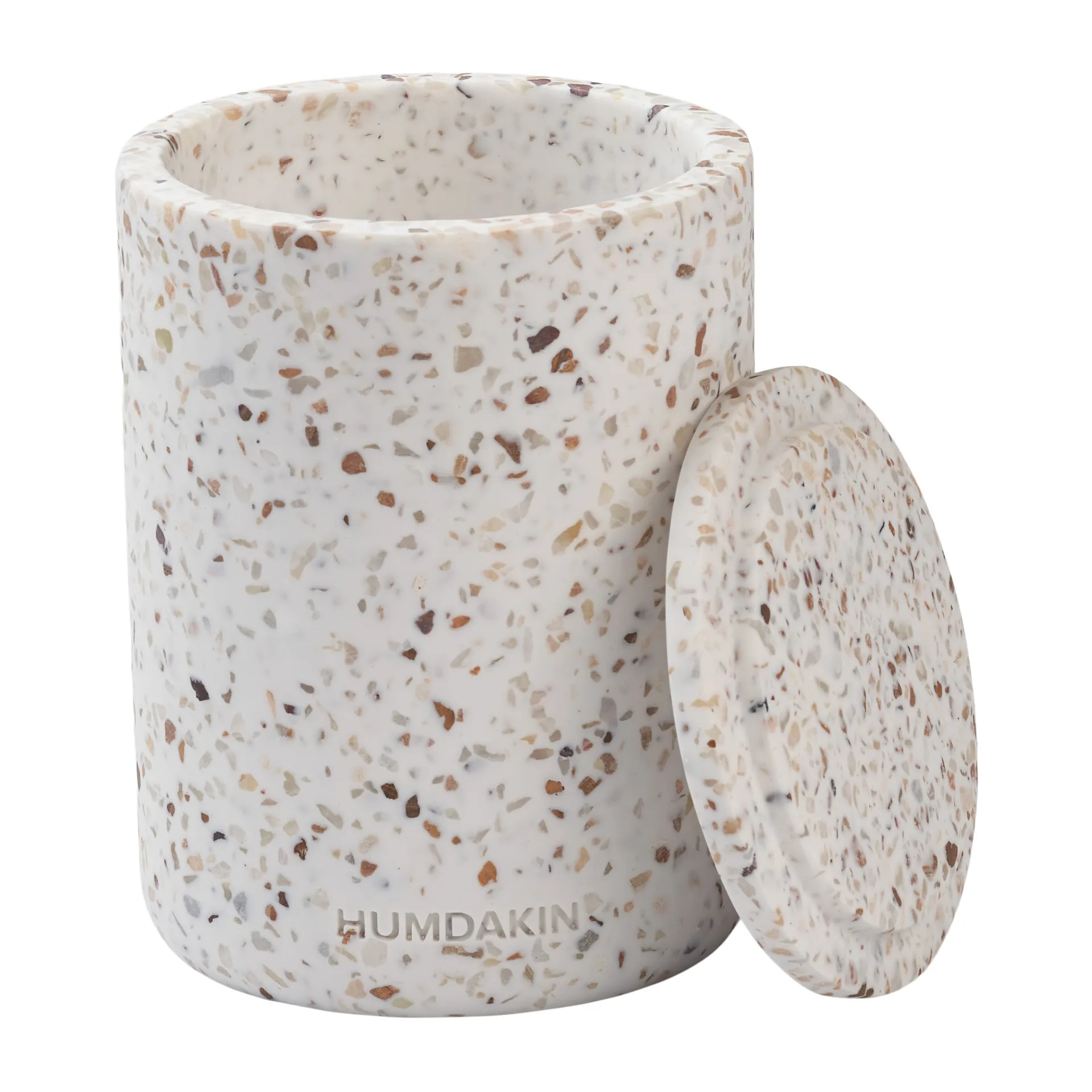 Vaso con coperchio Humdakin Terrazzo Ø 10 cm, Rosso/beige Humdakin