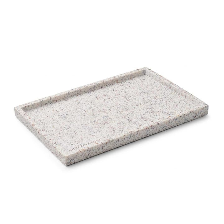 Vassoio Humdakin Terrazzo 30x20 cm - Bianco-marrone - Humdakin