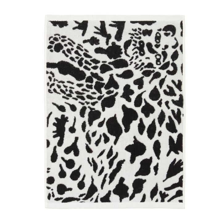 Asciugamano Oiva Toikka Cheetah 50x70 cm - Nero-bianco - Iittala