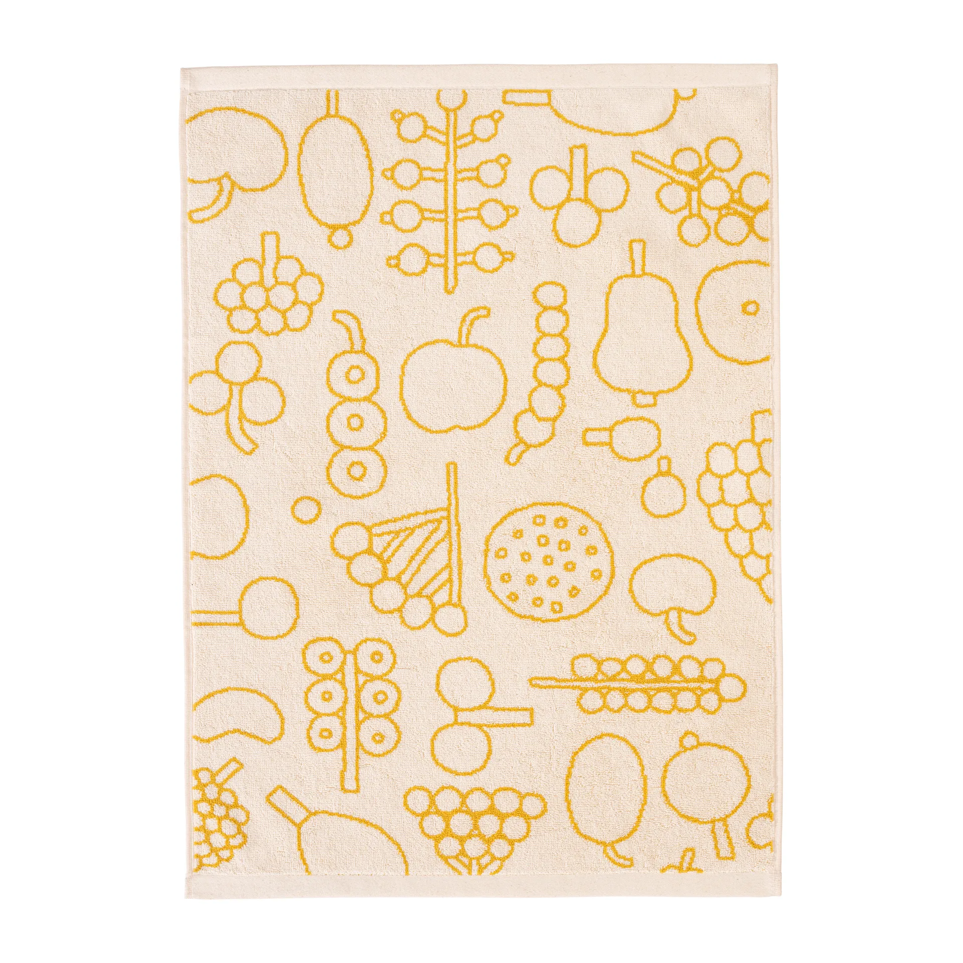 Asciugamano Oiva Toikka Frutta 50x70 cm, Giallo Iittala