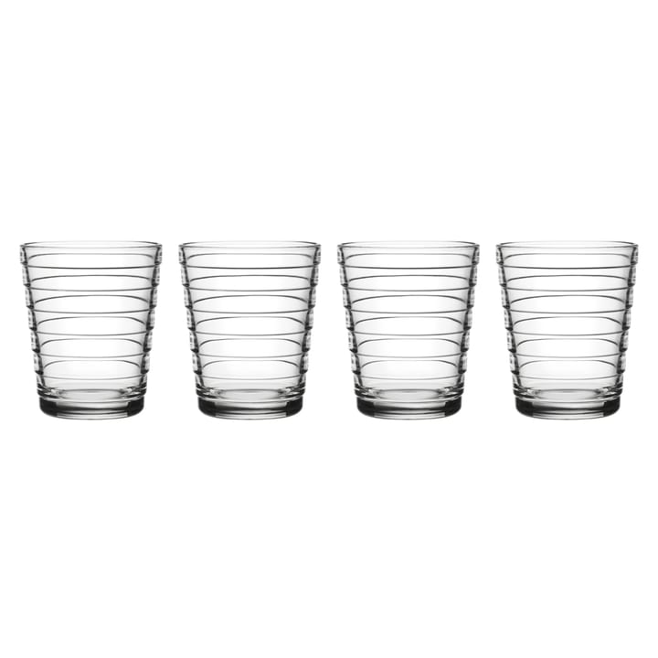 Bicchiere 22 cl Aino Aalto confezione da 4 - trasparente - Iittala