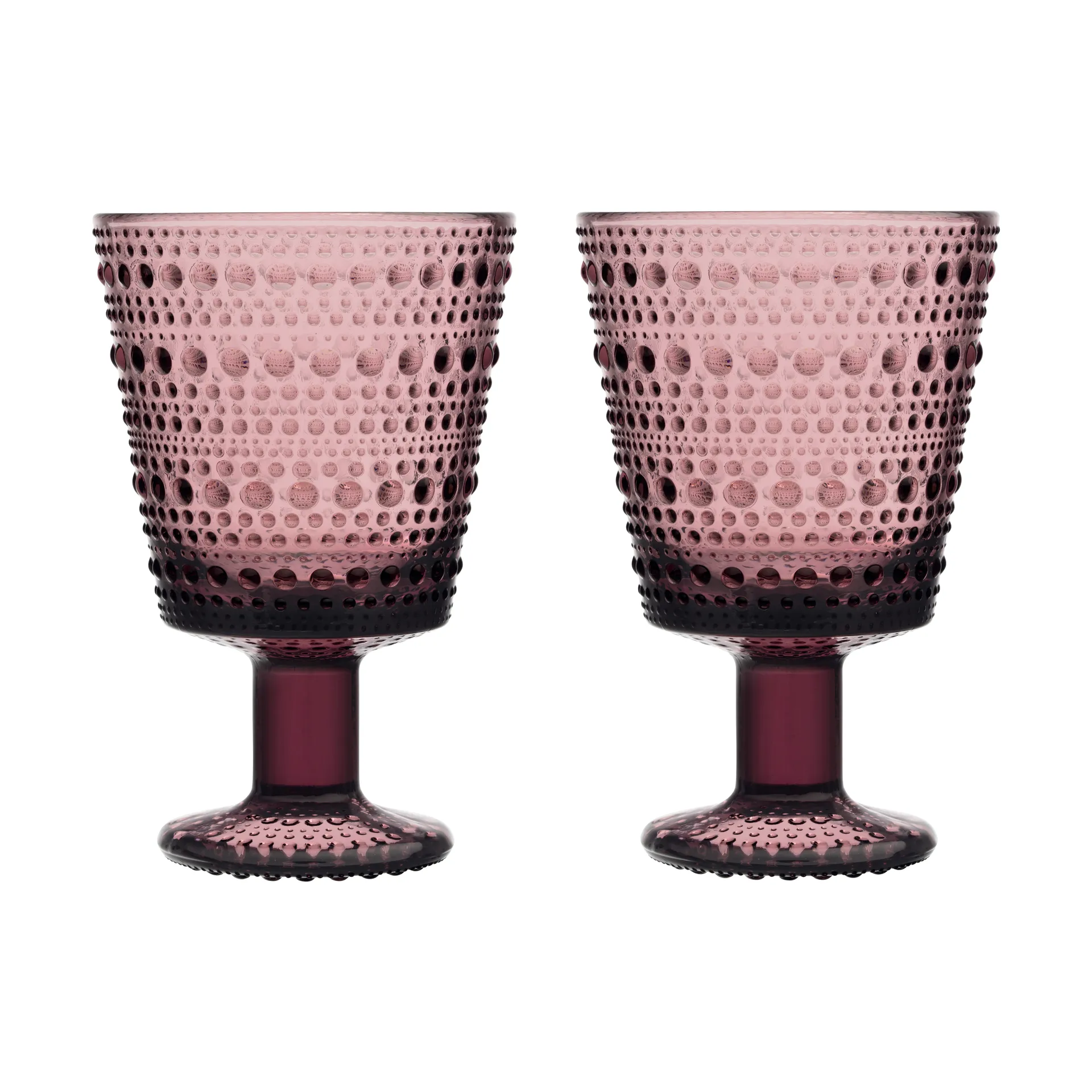 Bicchiere con stelo Kastehelmi 26 cl confezione da 2, Erica Iittala