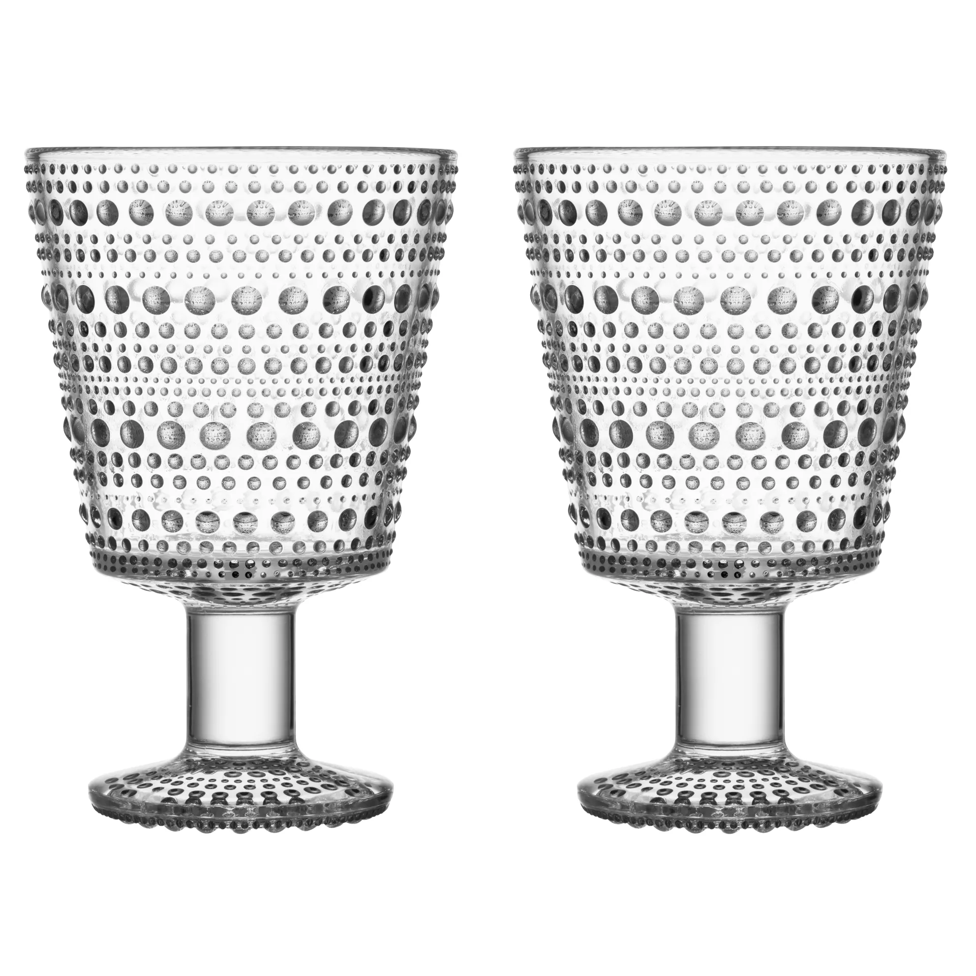 Bicchiere con stelo Kastehelmi 26 cl confezione da 2, Trasparente Iittala
