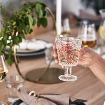 Bicchiere con stelo Kastehelmi 26 cl confezione da 2  - Trasparente - Iittala