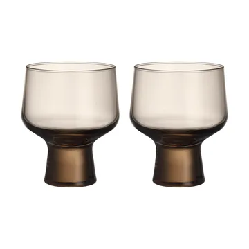 Bicchiere con stelo Solare 29 cl confezione da 2 - Lino - Iittala