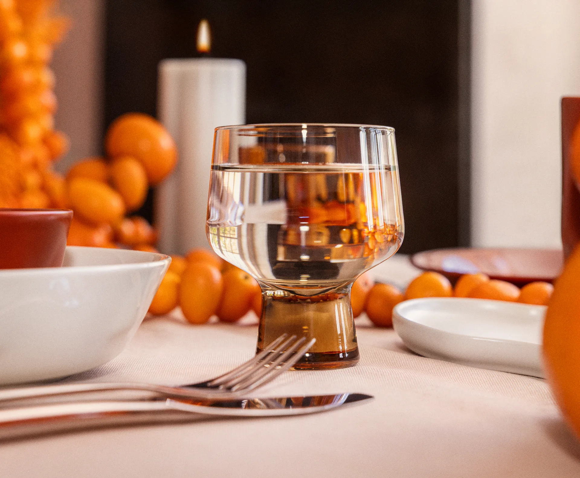 Bicchiere con stelo Solare 29 cl confezione da 2, Lino Iittala