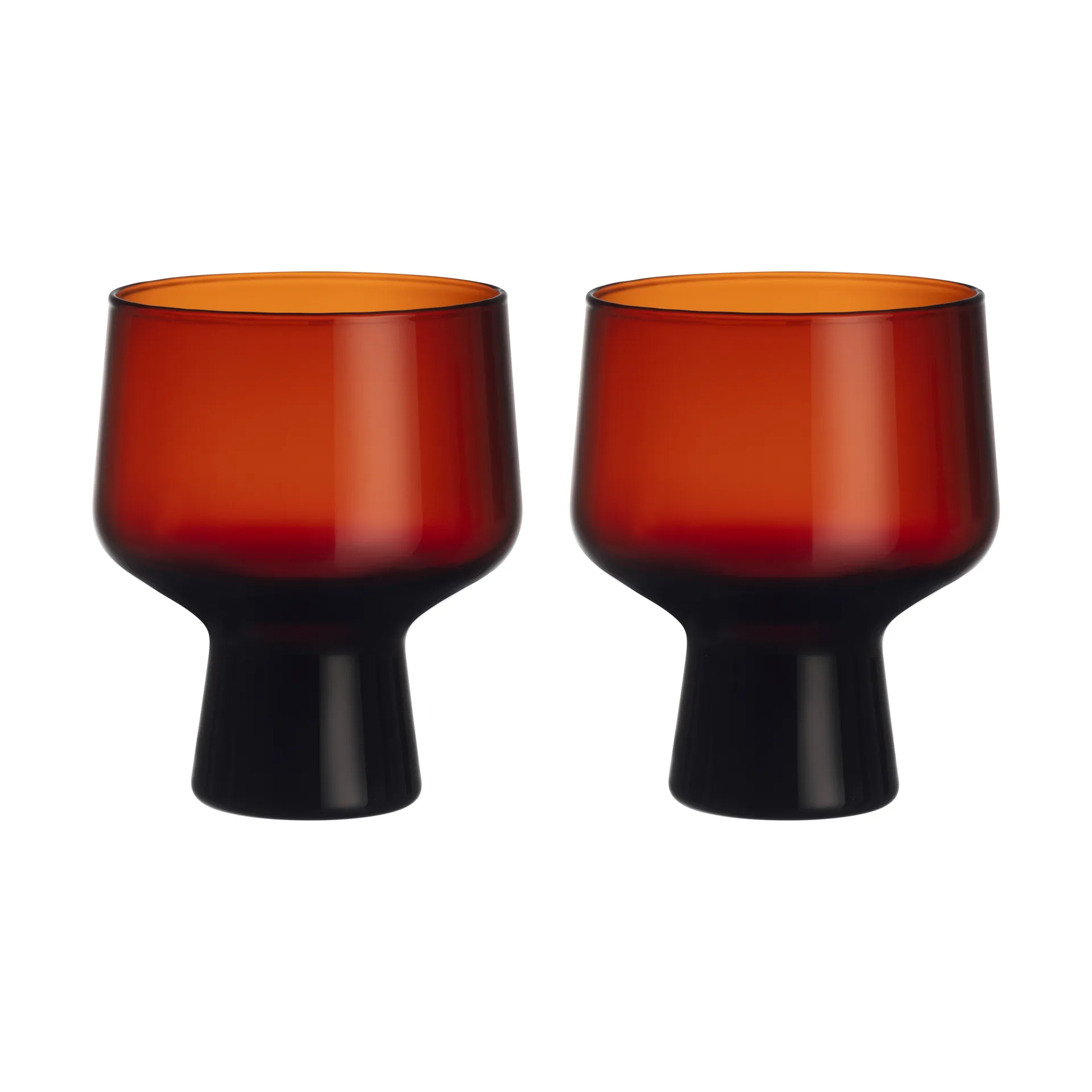 Bicchiere con stelo Solare 29 cl confezione da 2, Rame Iittala