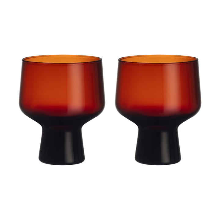 Bicchiere con stelo Solare 29 cl confezione da 2 - Rame - Iittala