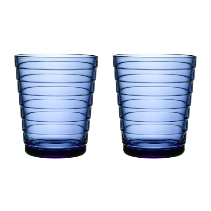 Bicchiere da bibita 22 cl Aino Aalto confezione da 2 - Blu oltremare - Iittala