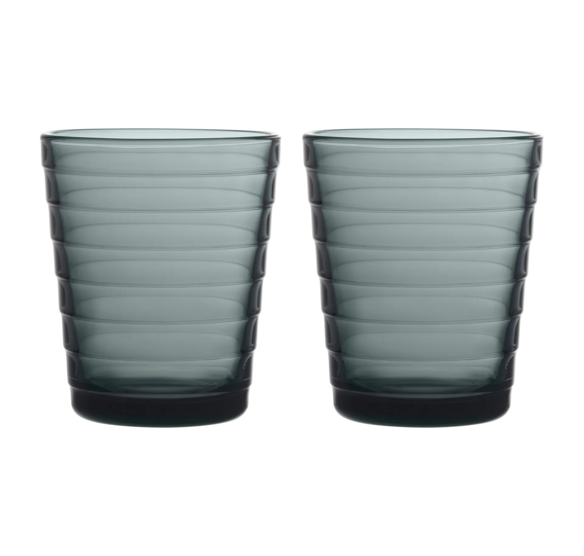 Bicchiere da bibita 22 cl Aino Aalto confezione da 2, grigio scuro Iittala