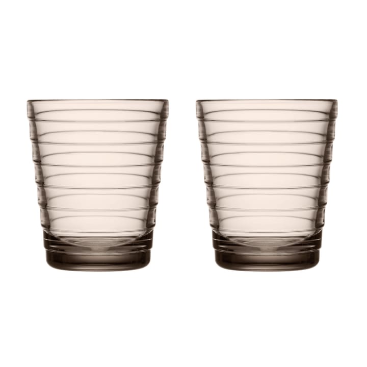 Bicchiere da bibita 22 cl Aino Aalto confezione da 2 - lino - Iittala