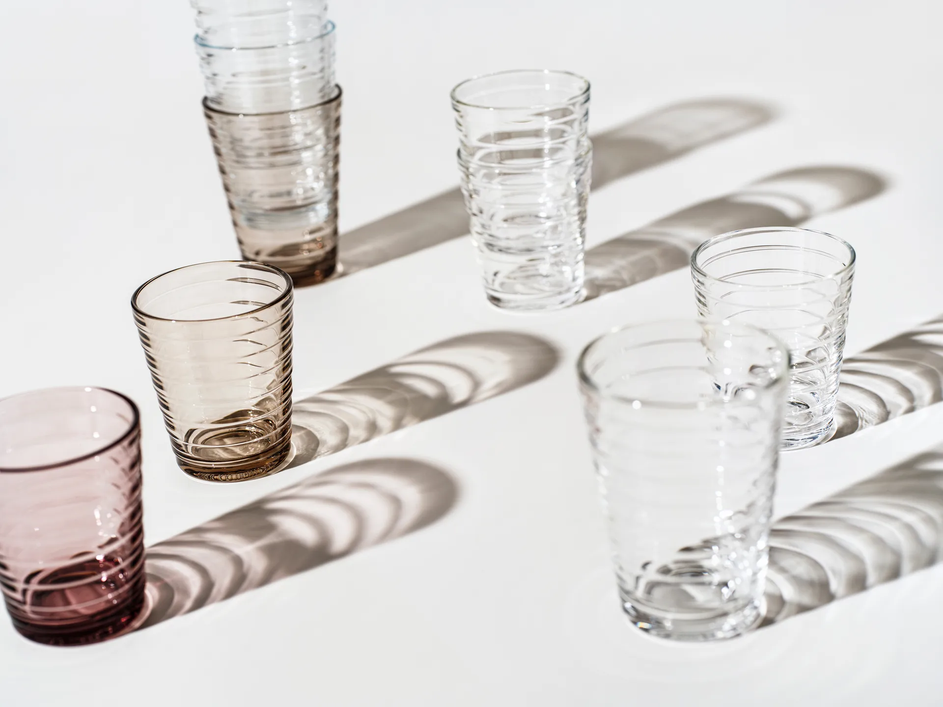 Bicchiere da bibita 22 cl Aino Aalto confezione da 2, trasparente Iittala
