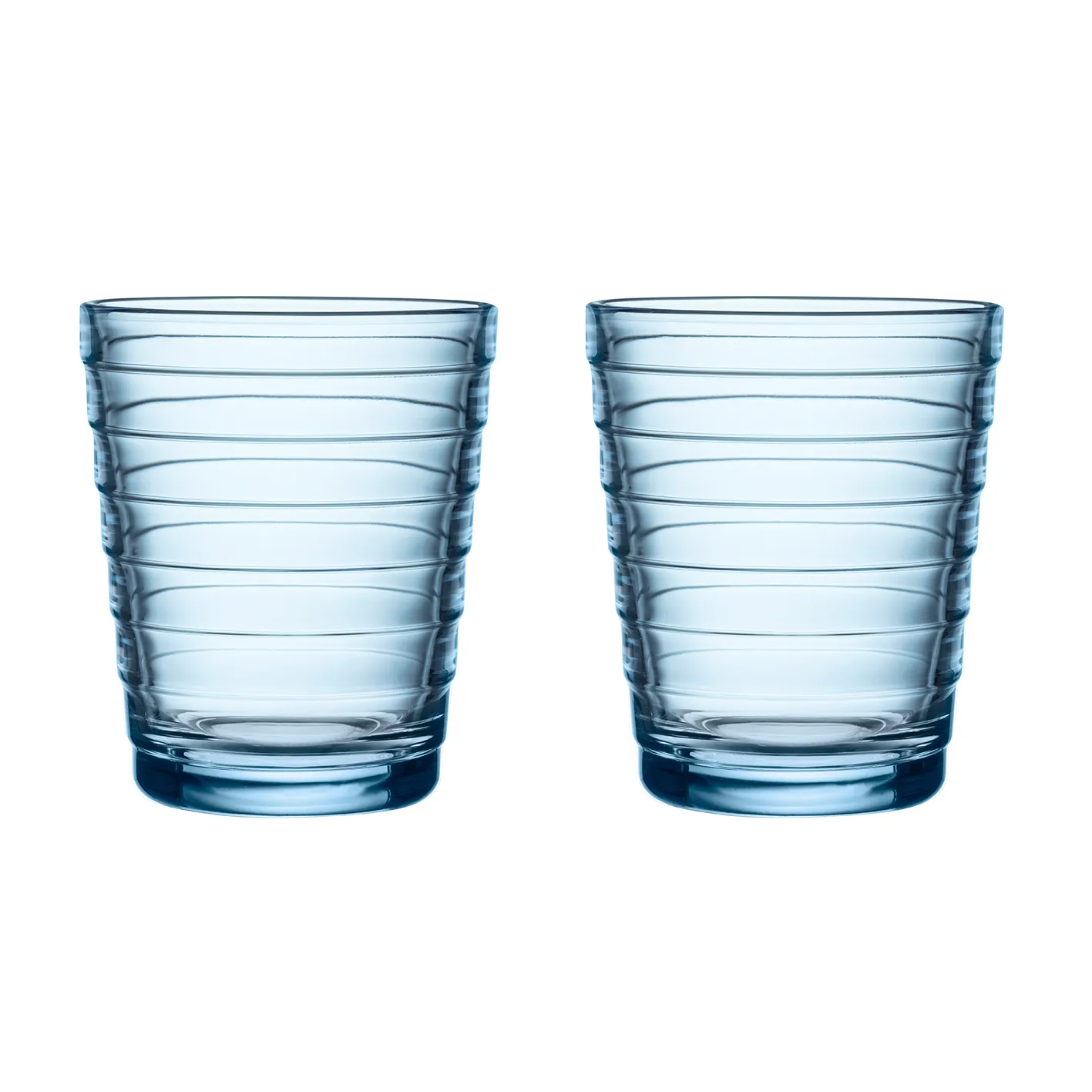 Bicchiere da bibita 22 cl Aino Aalto confezione da 2, verde acqua  Iittala