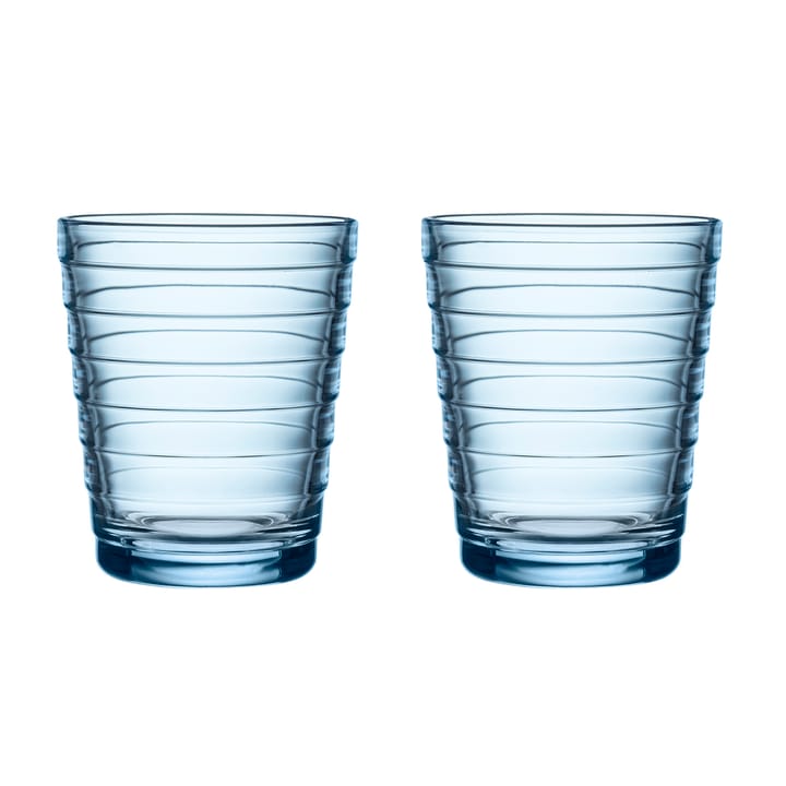 Bicchiere da bibita 22 cl Aino Aalto confezione da 2 - verde acqua  - Iittala