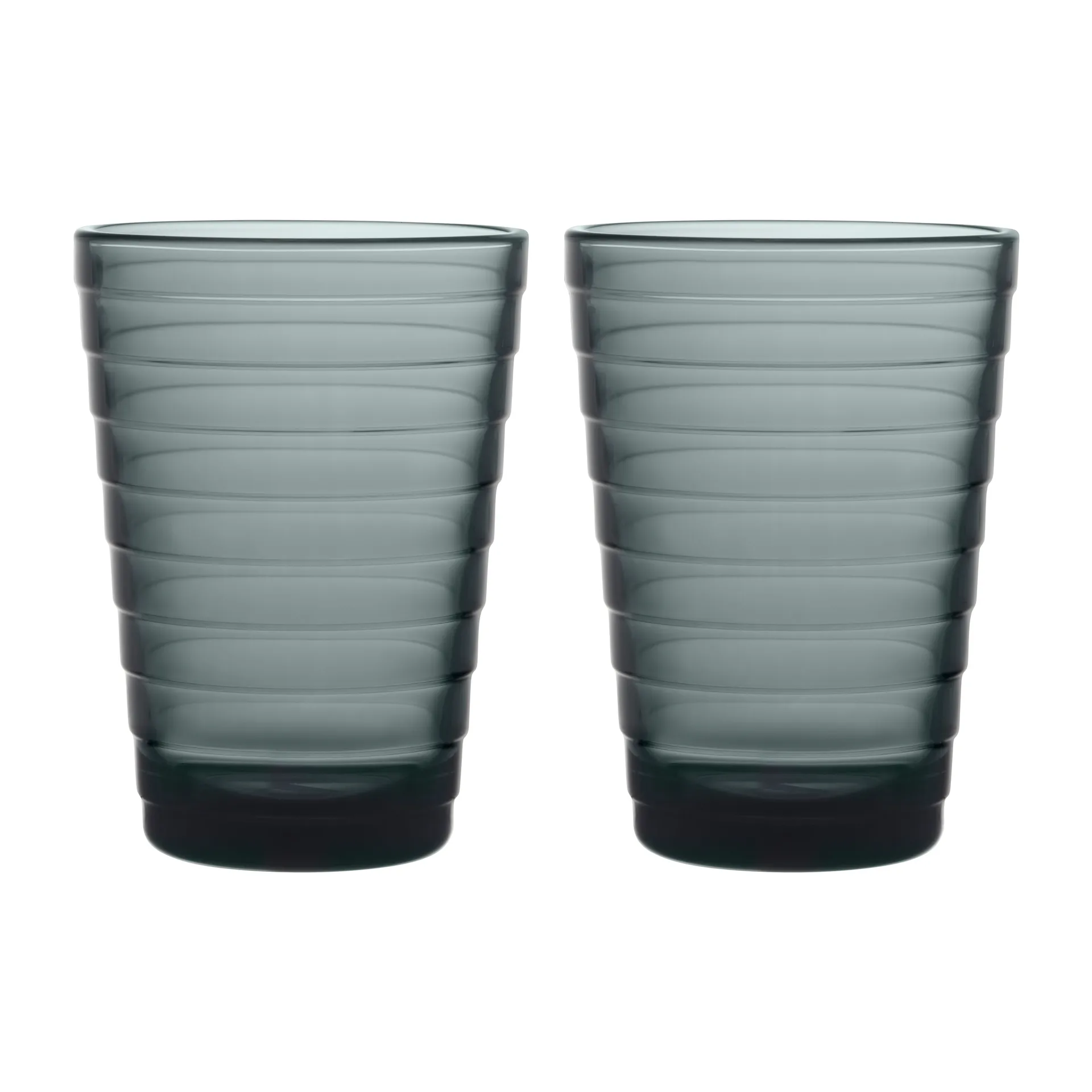 Bicchiere da bibita 33 cl Aino Aalto confezione da 2, grigio scuro Iittala