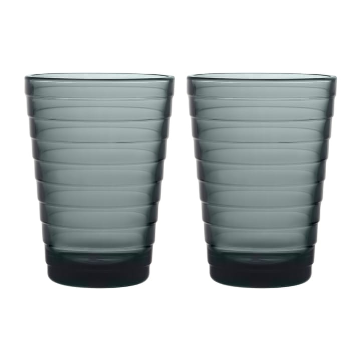 Bicchiere da bibita 33 cl Aino Aalto confezione da 2 - grigio scuro - Iittala