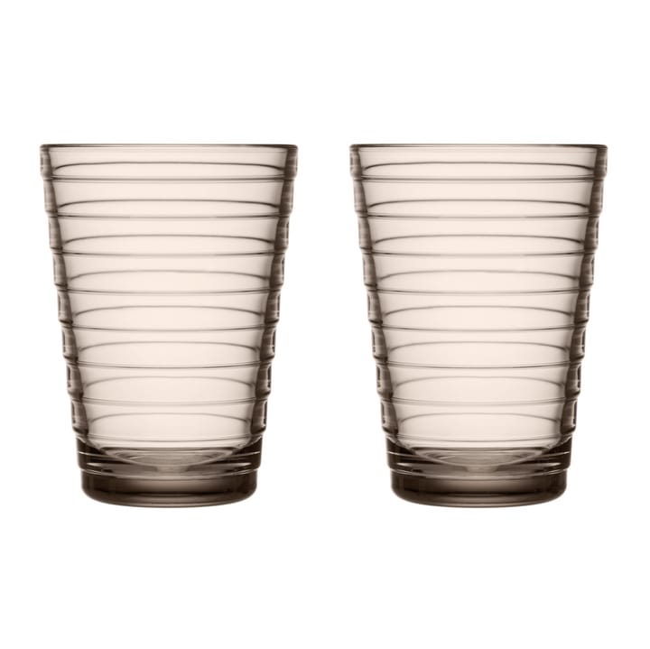 Bicchiere da bibita 33 cl Aino Aalto confezione da 2 - lino - Iittala