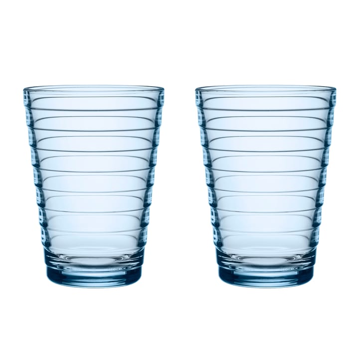 Bicchiere da bibita 33 cl Aino Aalto confezione da 2 - verde acqua  - Iittala