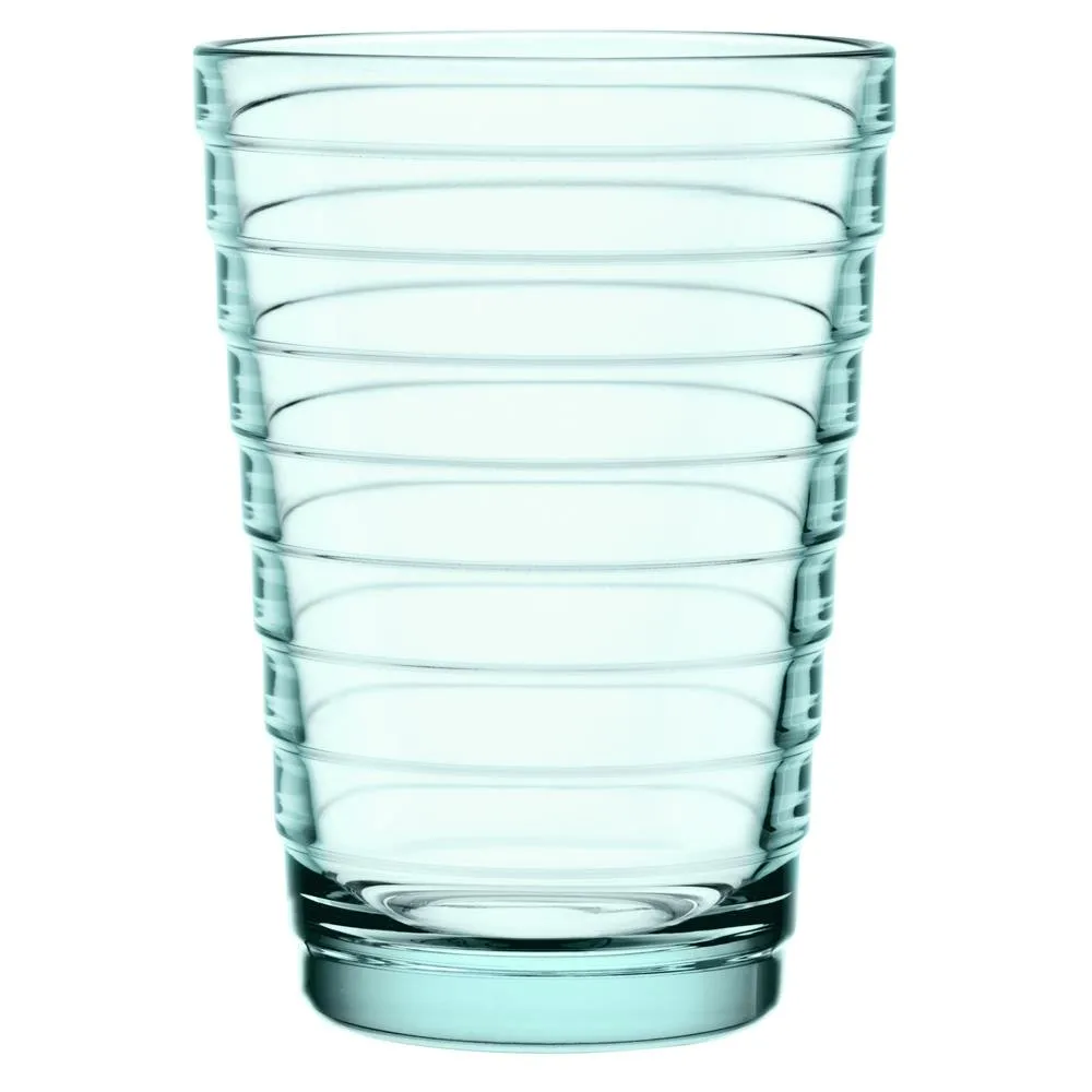 Bicchiere da bibita 33 cl Aino Aalto confezione da 2, verde acqua Iittala