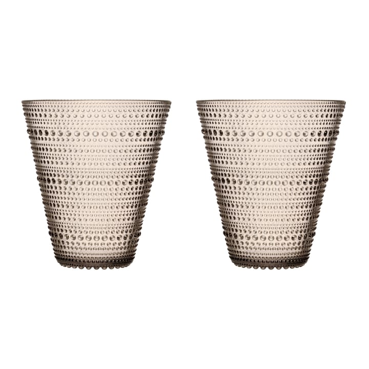 Bicchiere Kastehelmi 30 cl confezione da 2 - lino - Iittala