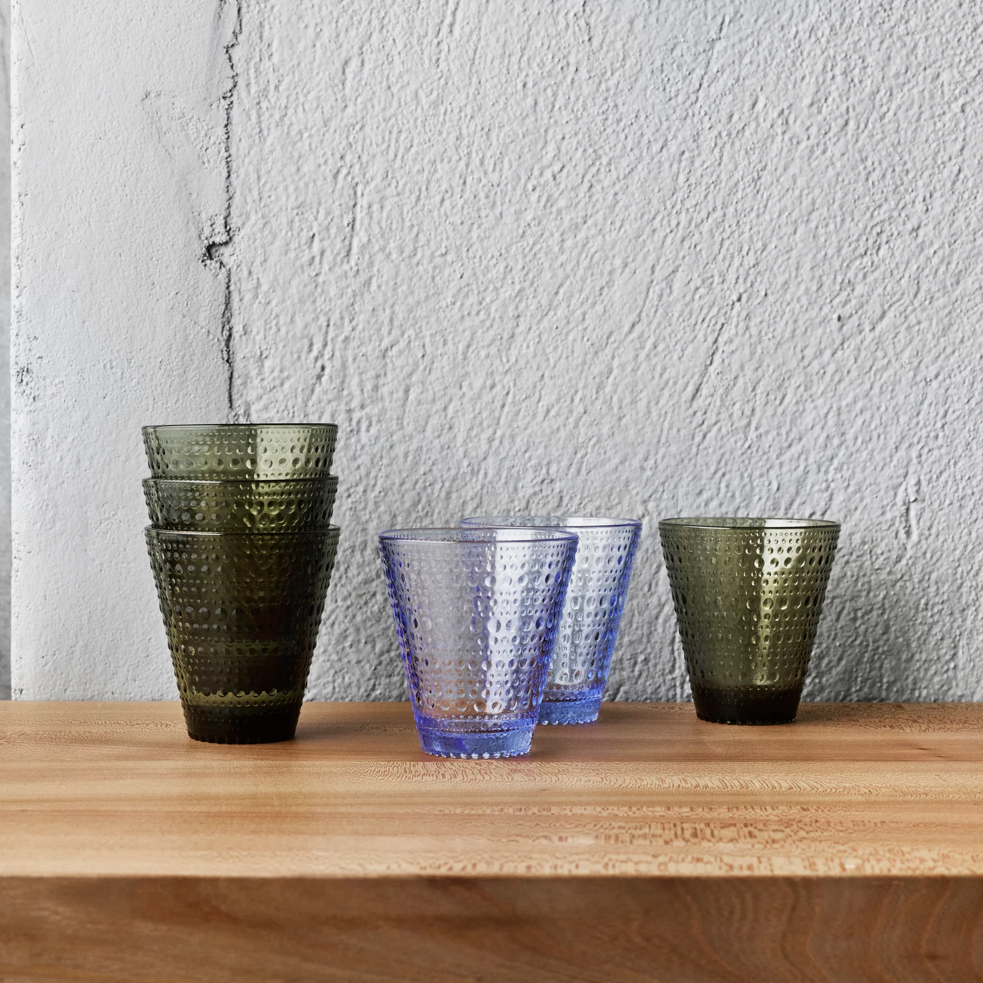 Bicchiere Kastehelmi 30 cl confezione da 2, verde muschio Iittala
