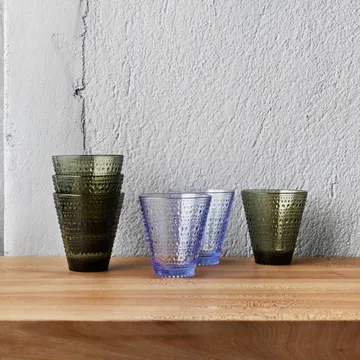 Bicchiere Kastehelmi 30 cl confezione da 2 - verde muschio - Iittala