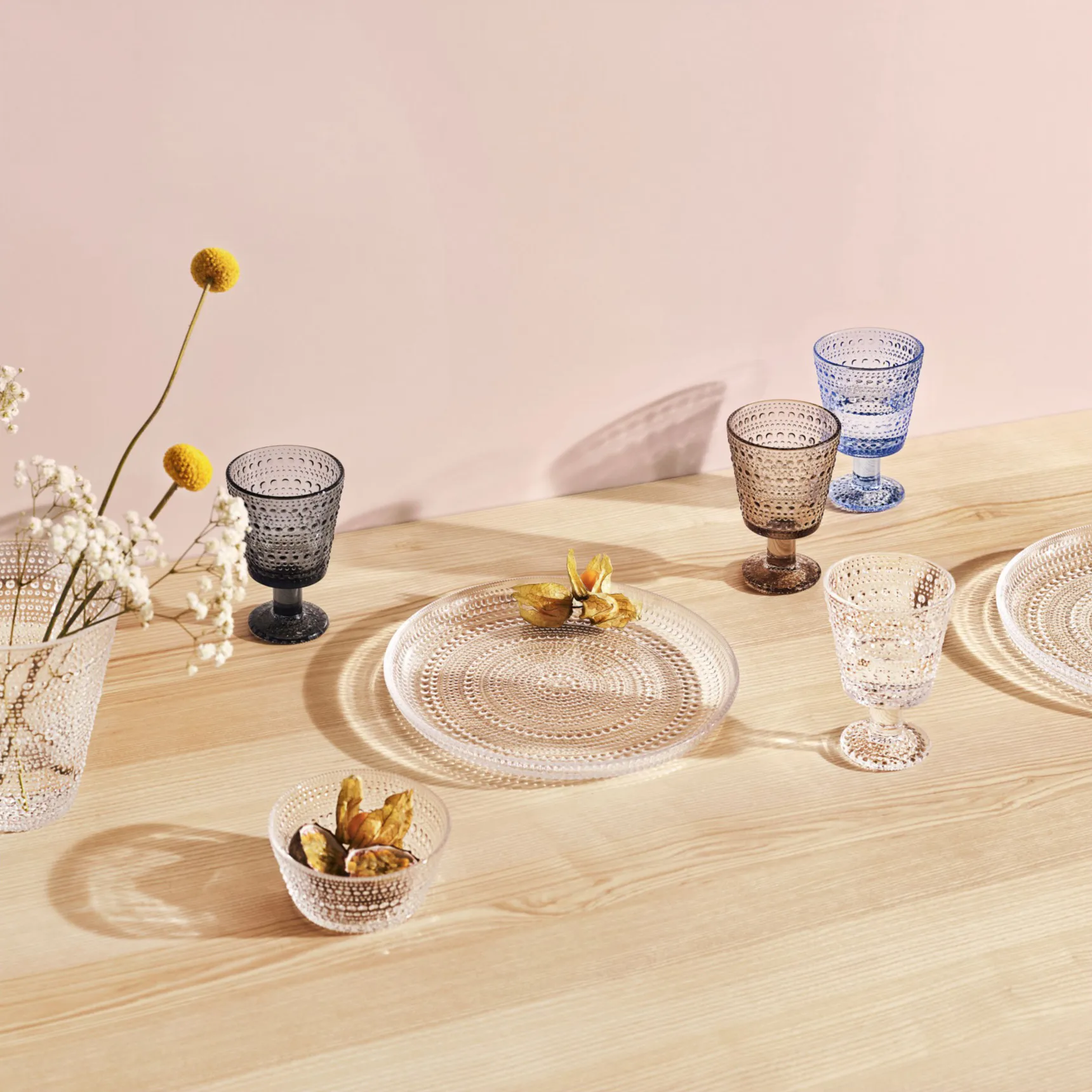 Bicchiere su base Kastehelmi 26 cl confezione da 4, trasparente Iittala