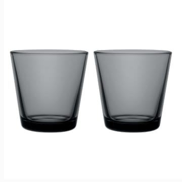 Bicchiere tumbler Kartio 21 cl confezione da 2 - grigio scuro - Iittala